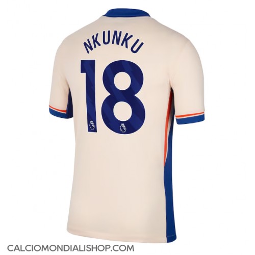 Maglie da calcio Chelsea Christopher Nkunku #18 Seconda Maglia 2024-25 Manica Corta